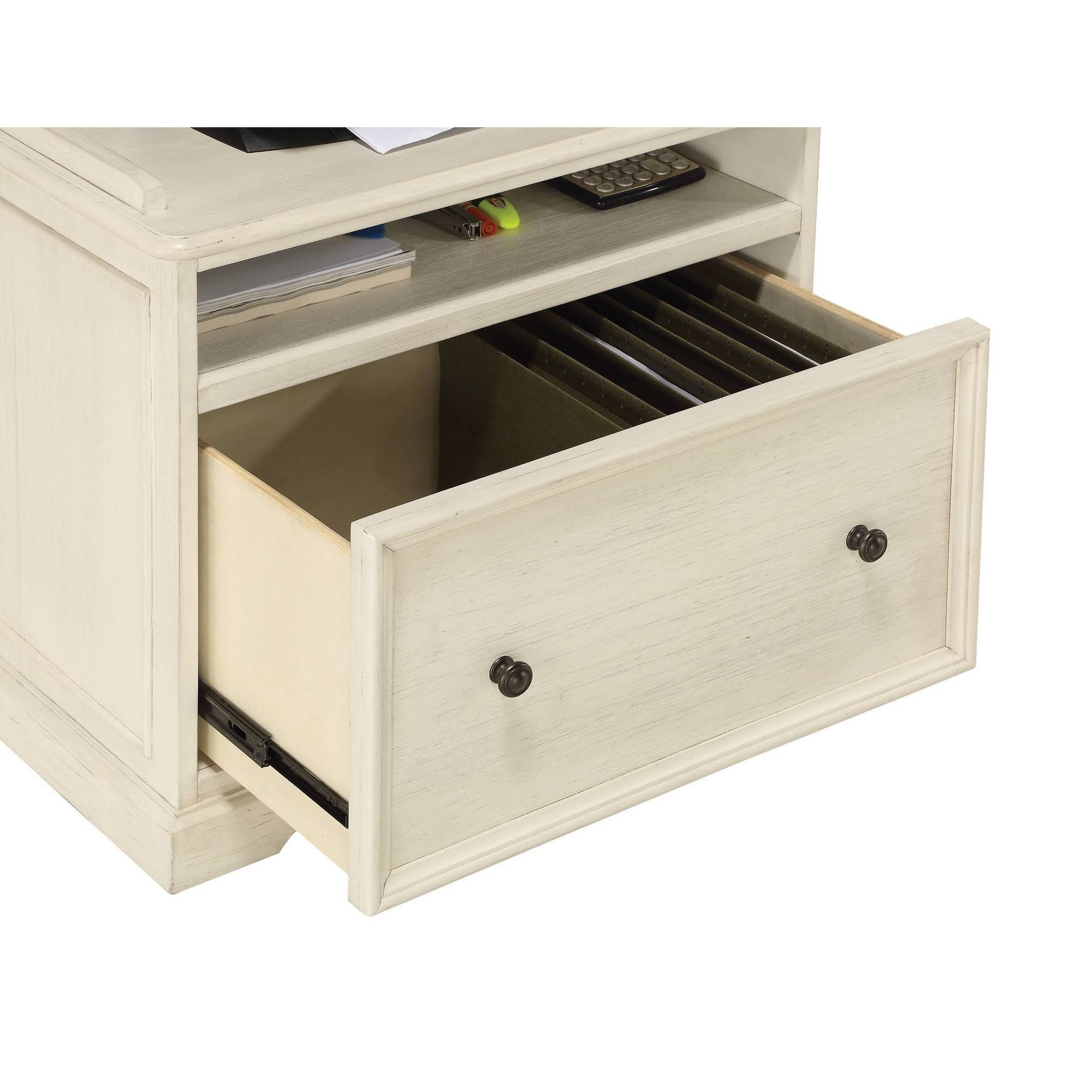 Antique White File Cabinet V79905