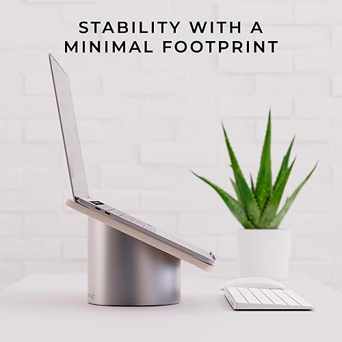 Black Walnut Wood Laptop Stand M827015
