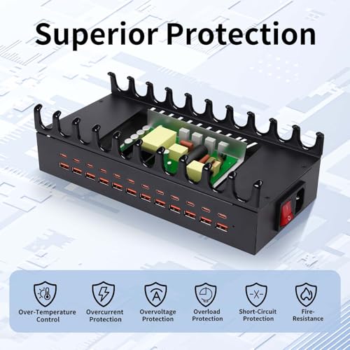 24 Ports USB Fast Charging Station T609