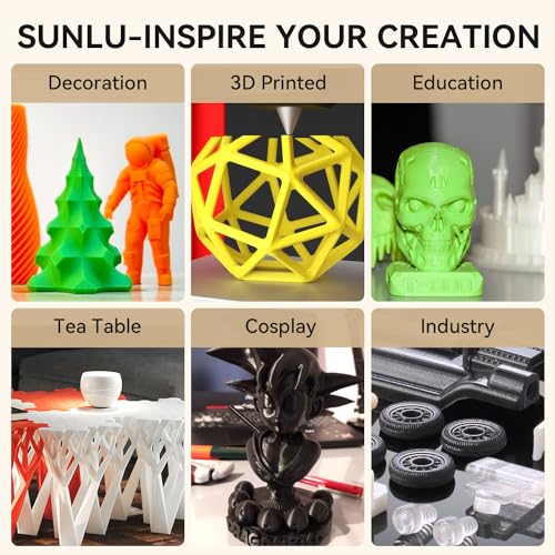 Black PLA+ 1.75mm 1KG 3D Printer Filament T481