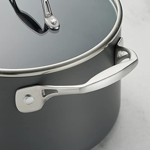 Hard Anodized 8 Qt Covered Stock Pot E870718