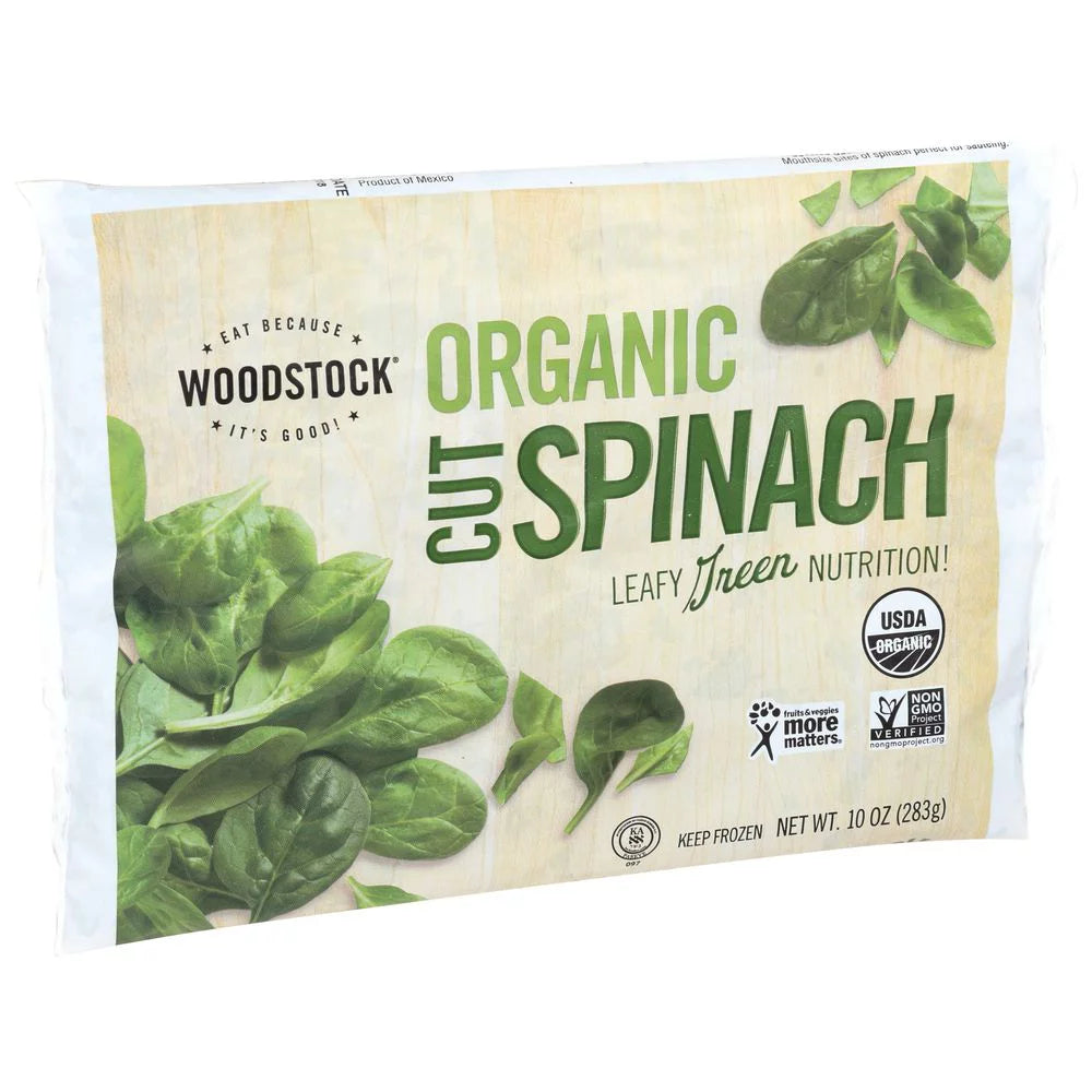 Organic Cut Spinach, 10 Ounce -- 12 per case Q92838