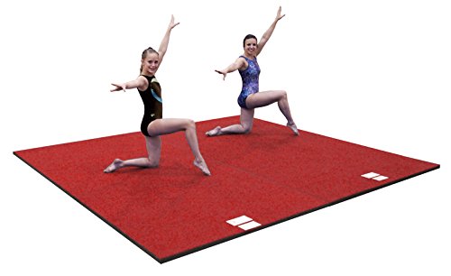 Red Cheer Gymnastics Mat J1754