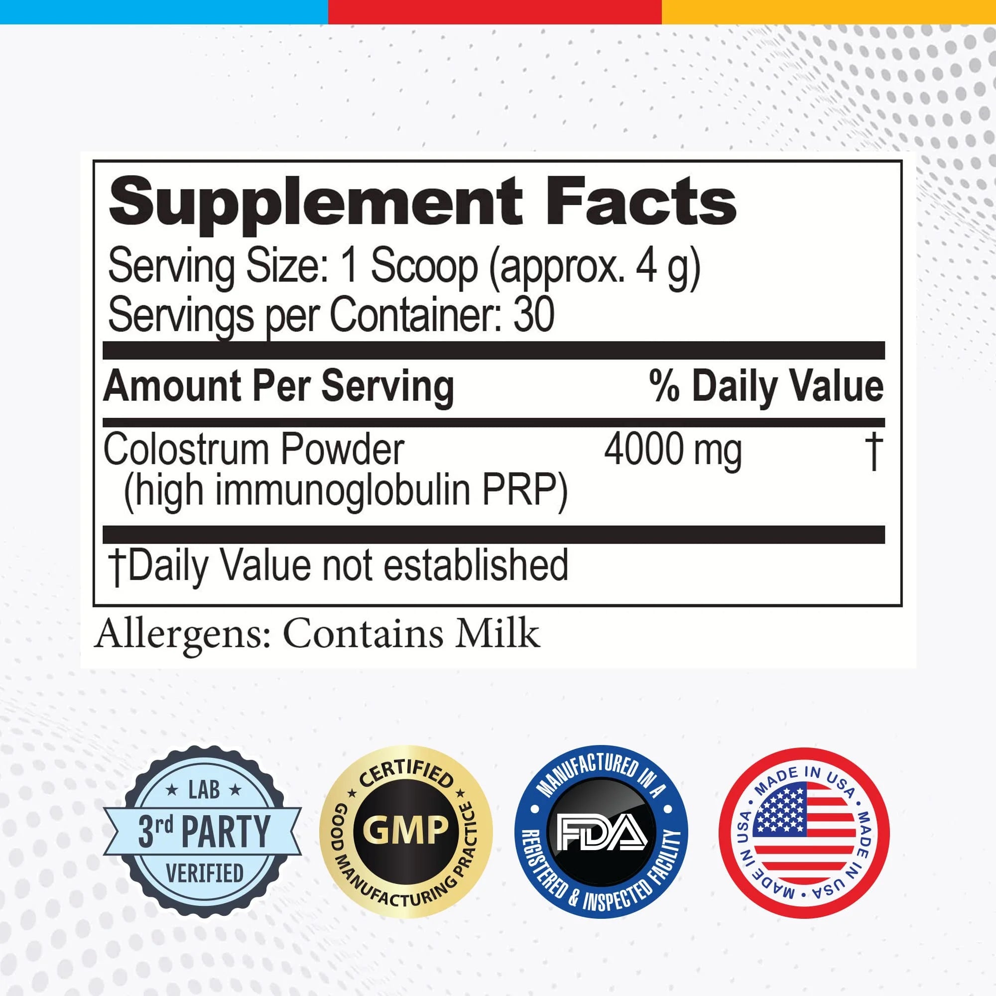 Ultra Pure Colostrum L90913