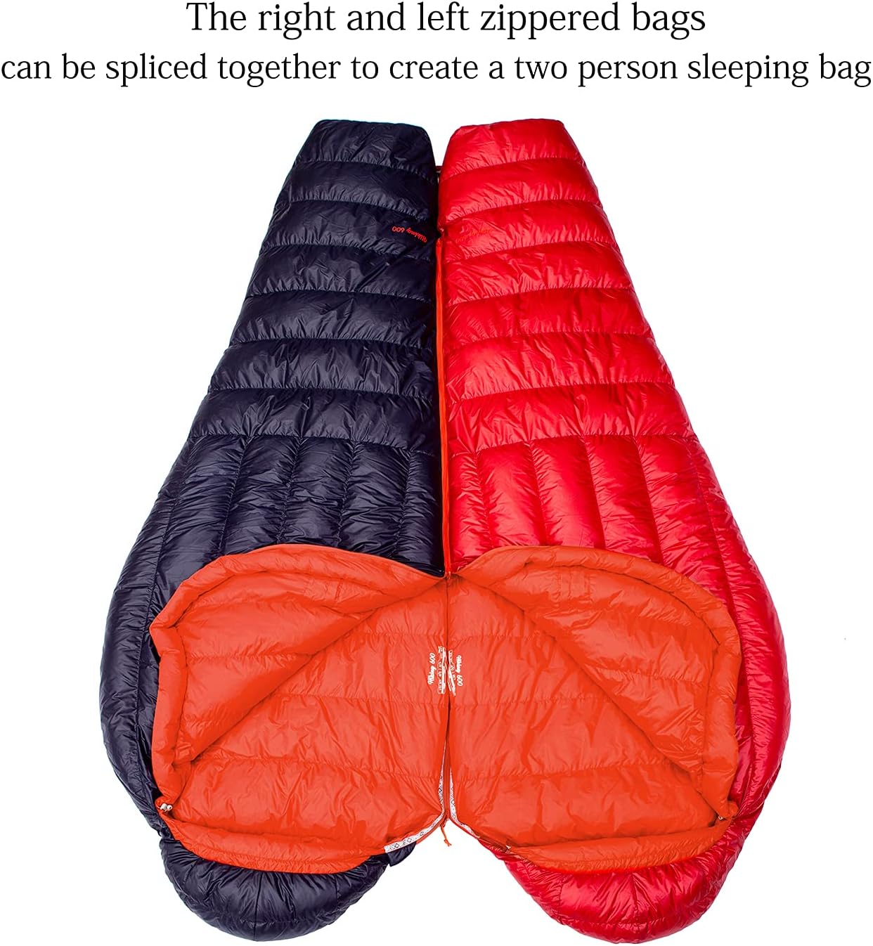 650 Fill Power Duck Down Mummy Sleeping Bag Q258380