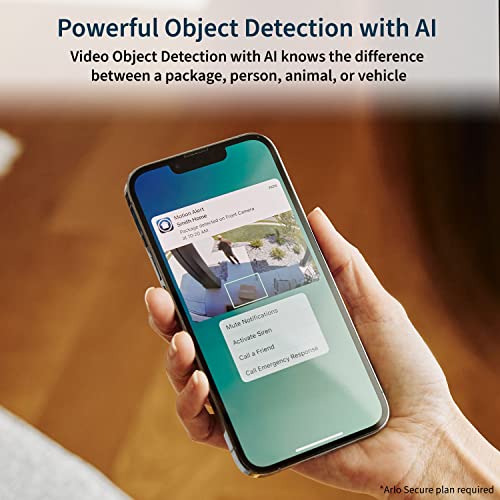 White 2K HDR Wireless Security Camera 4 Cameras Y69436