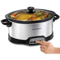 Silver 7-quart Programmable Slow Cooker Y9417