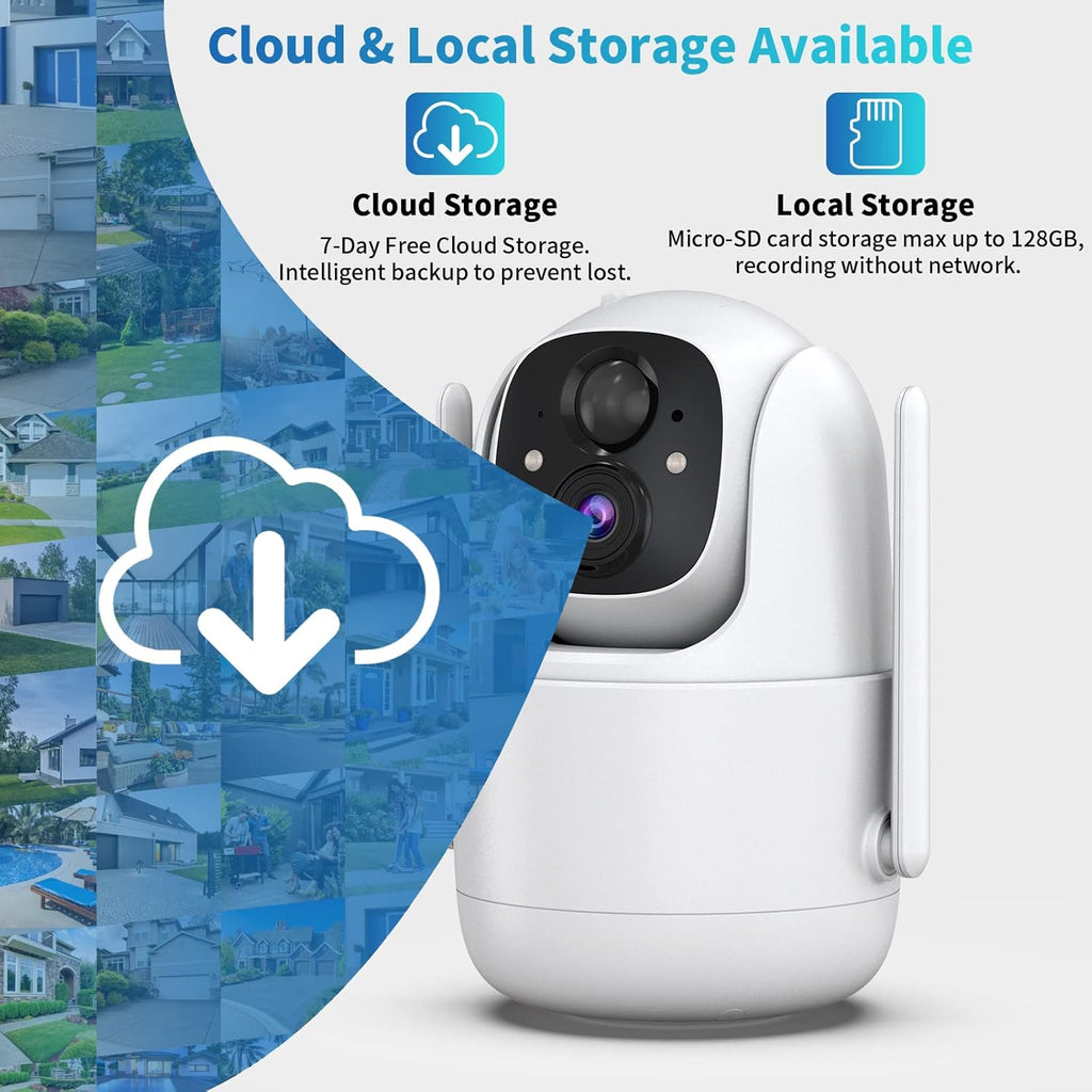 Solar Powered Wireless Security Camera with Color Night Vision T186