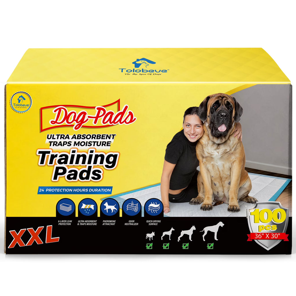 XXL Absorbent Dog Training Pads, 30x36 inch, 100 Count U4543