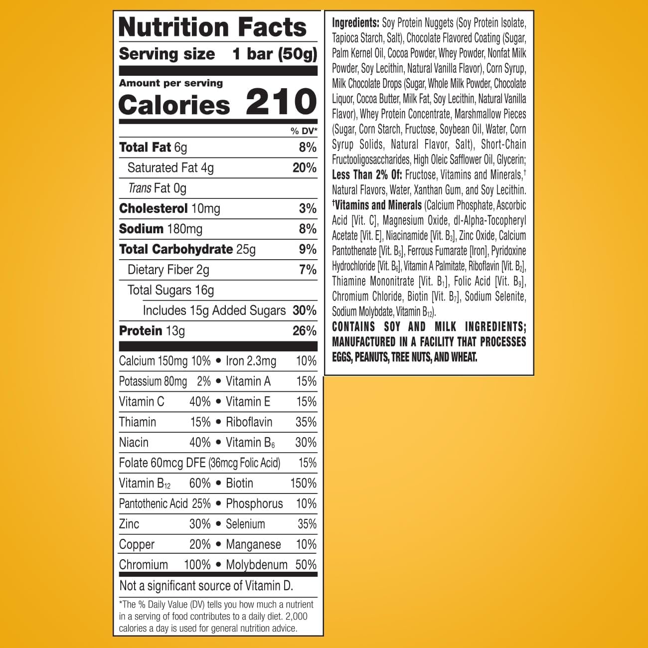 18 Bars Fudge Graham Protein Bars with 13g Protein E3463