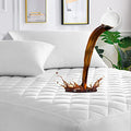 Queen Size Waterproof Mattress Protector, White R62536