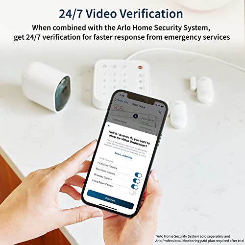 White 2K HDR Wireless Security Camera 4 Cameras Y69436