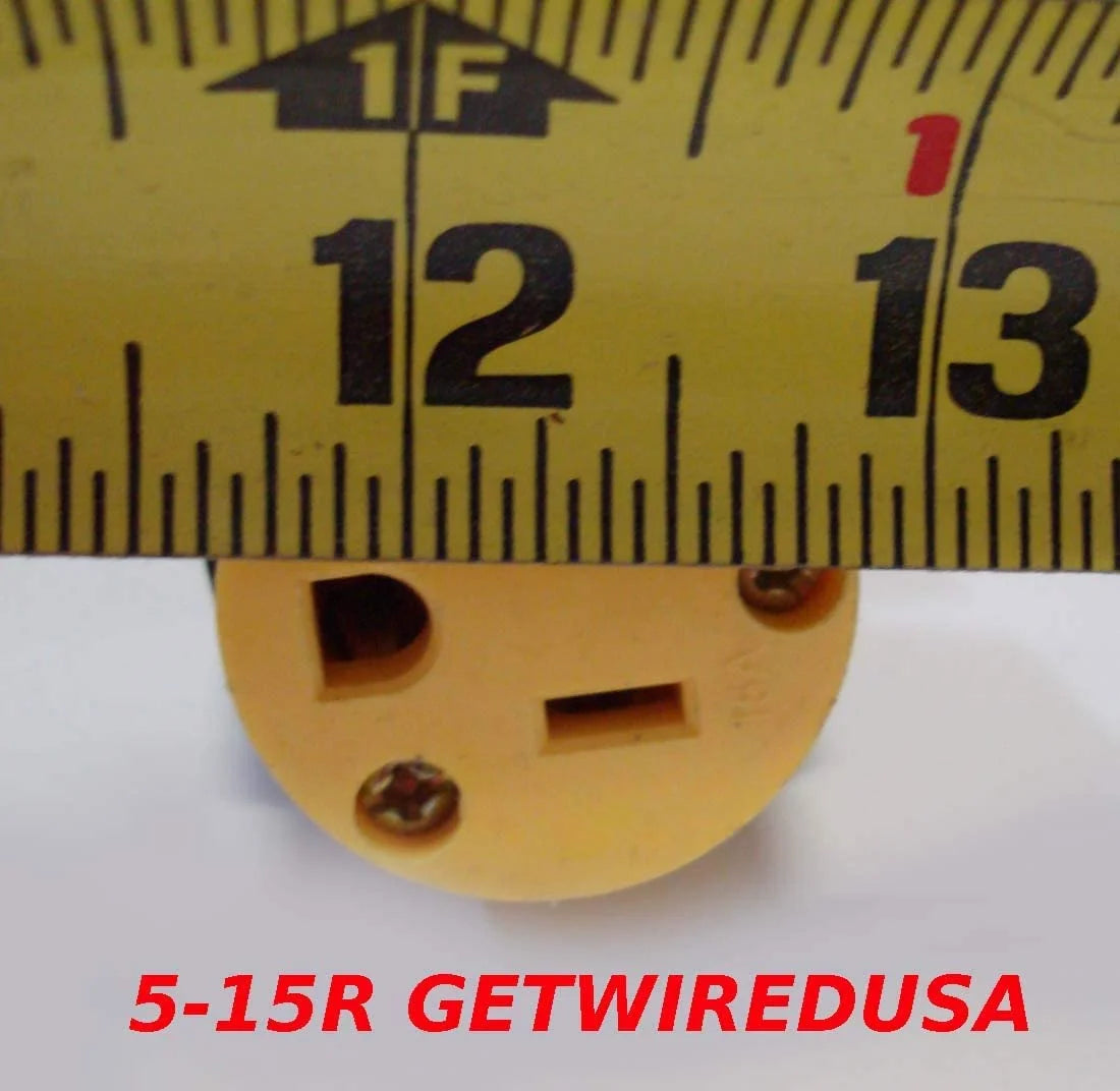 Old 14-50P 4-Pin Male Plug to New Female 5-15R Power Cord Adapter C221