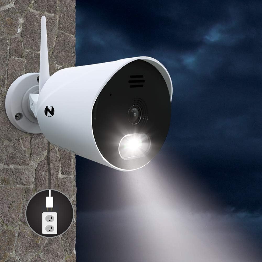 1080p Panoramic Wi-Fi IP Camera with 140° Wide Angle View and 2-Way Audio B11017