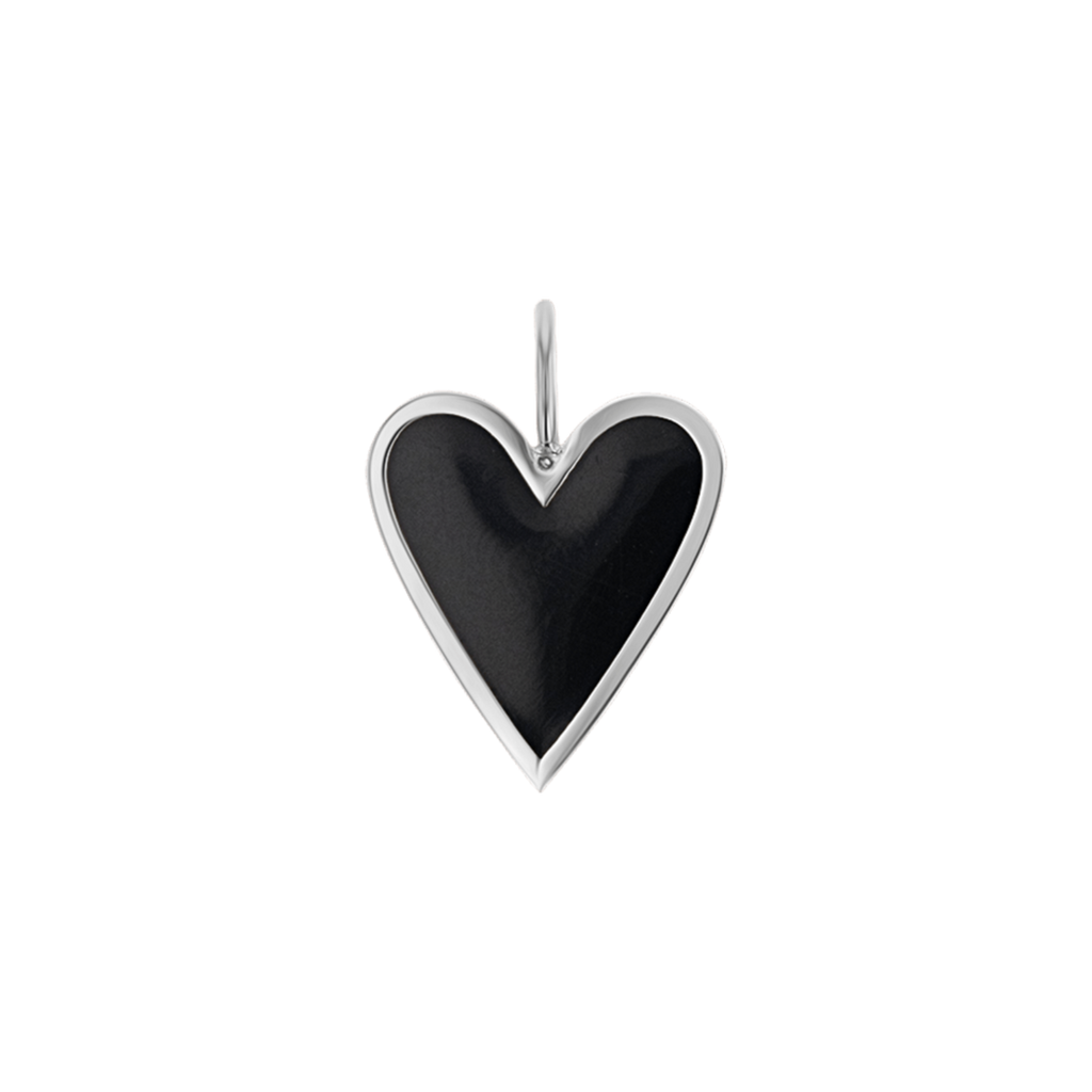 Enamel Heart Charm J6202