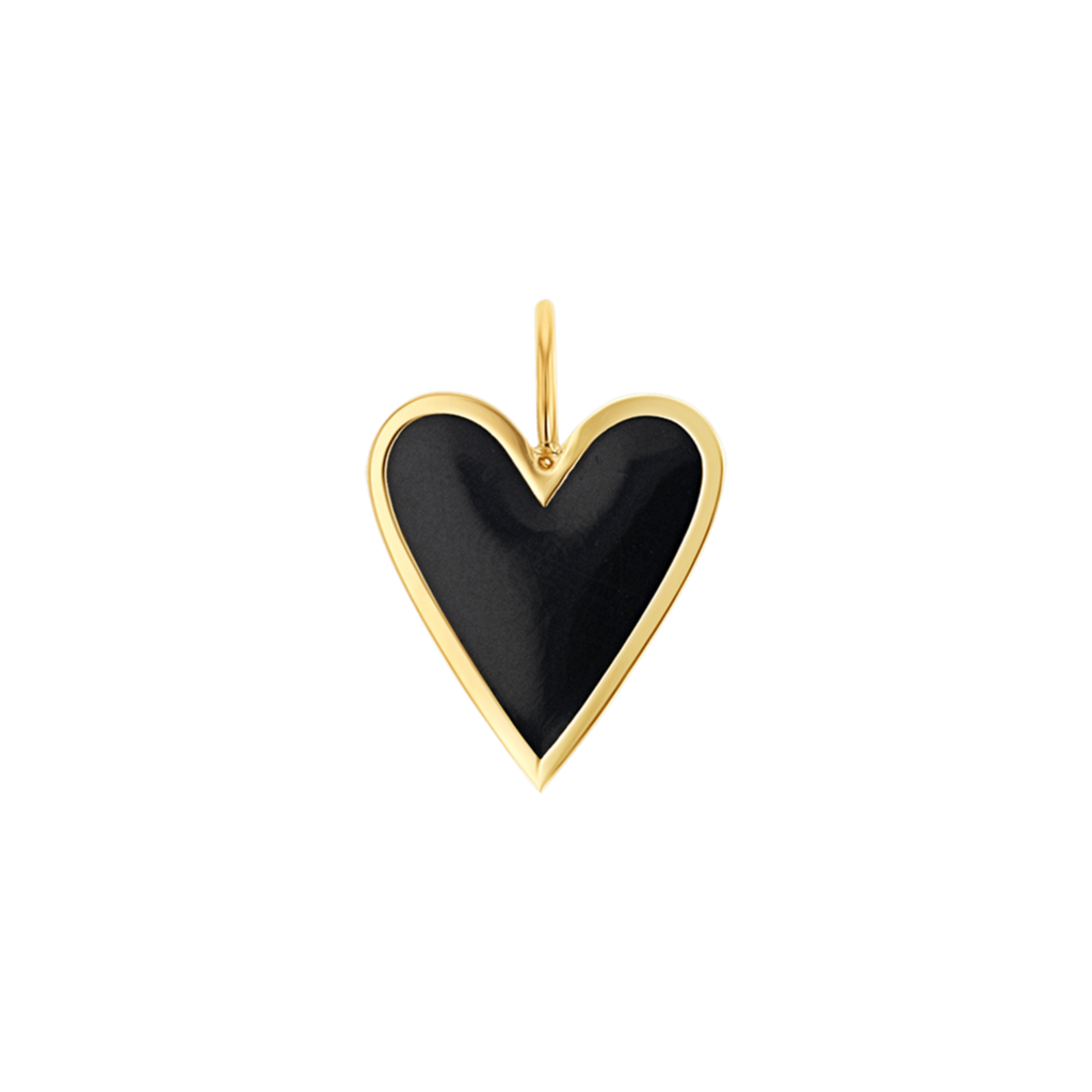 Enamel Heart Charm J6202