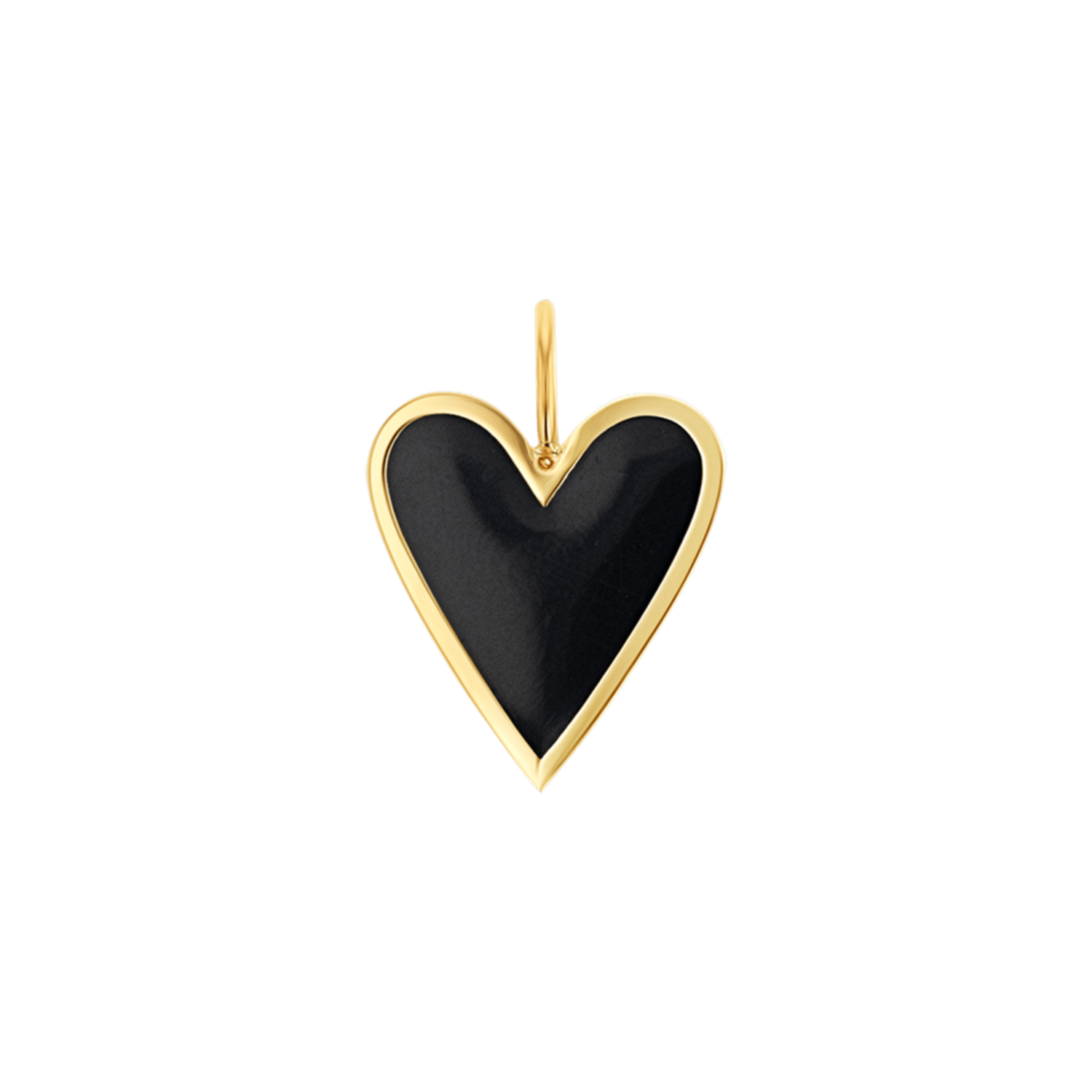 Enamel Heart Charm J6202