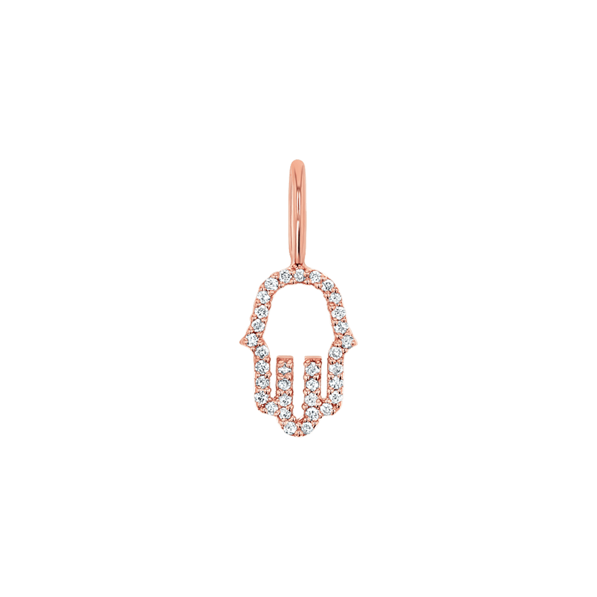 Petite Hamsa Diamond Charm Q349