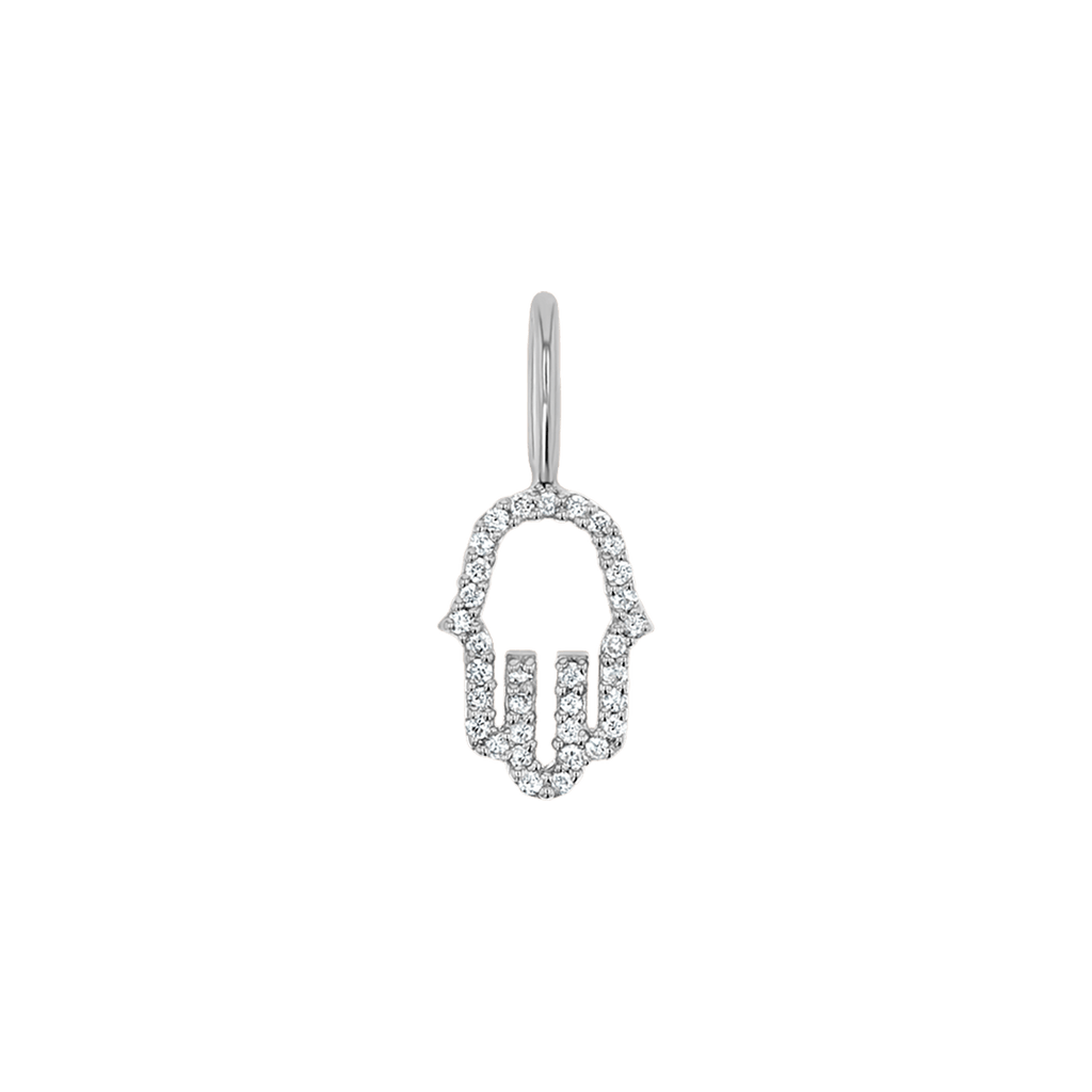 Petite Hamsa Diamond Charm Q349