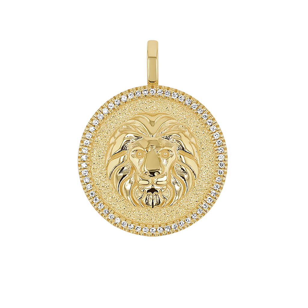 Zodiac Coin Medallion Charm V915