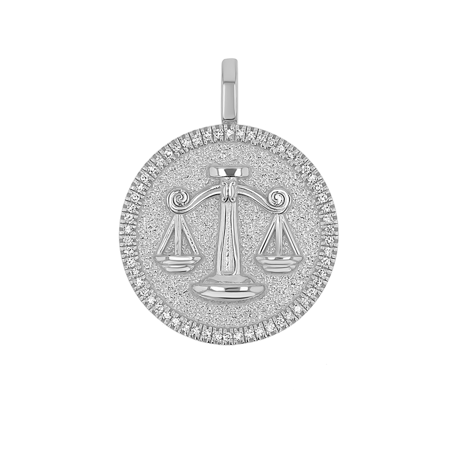 Zodiac Coin Medallion Charm V915