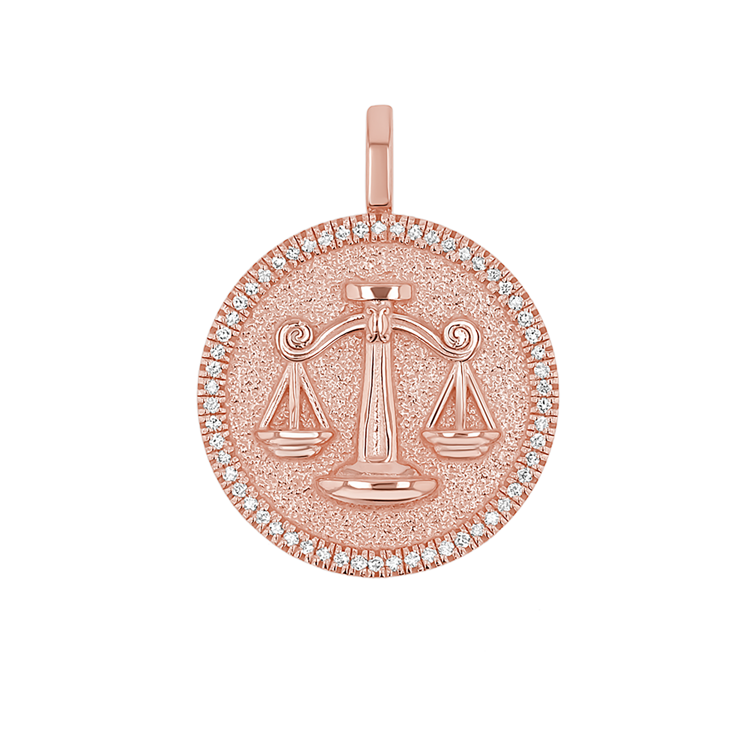 Zodiac Coin Medallion Charm V915