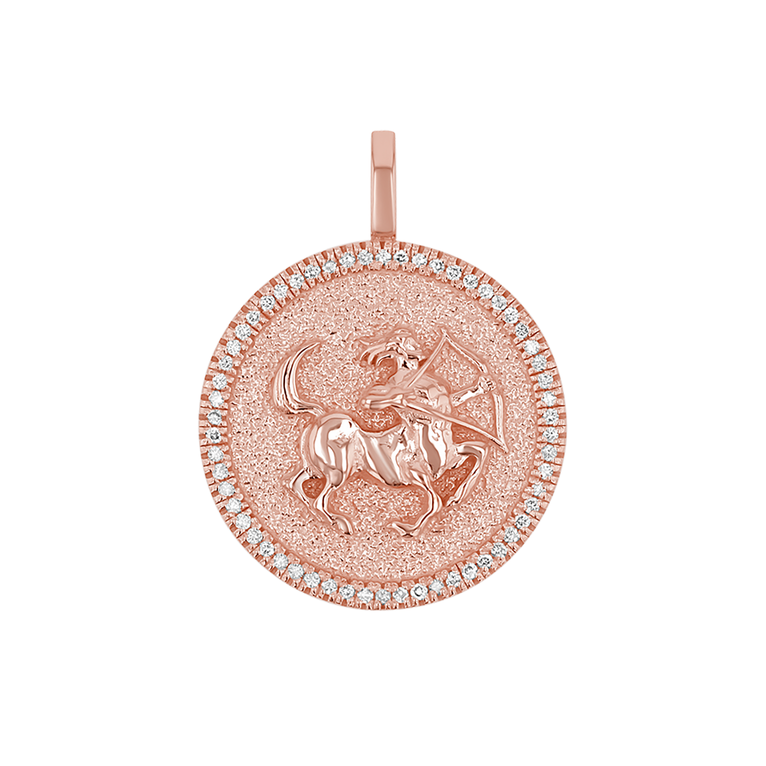 Zodiac Coin Medallion Charm V915