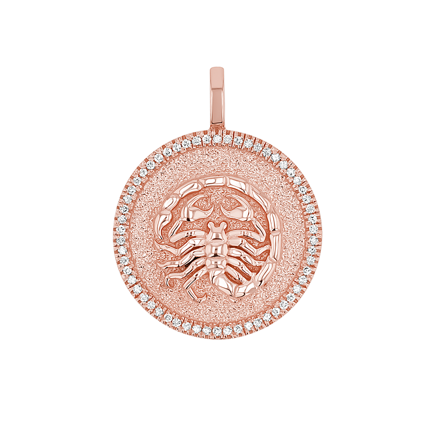 Zodiac Coin Medallion Charm V915