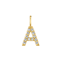 Diamond Pave Letter Charm T676907