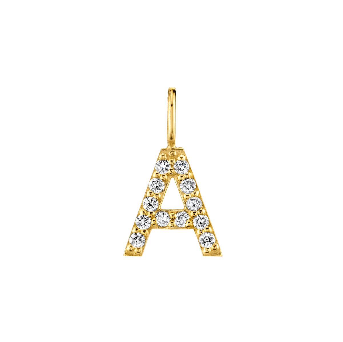 Diamond Pave Letter Charm T676907