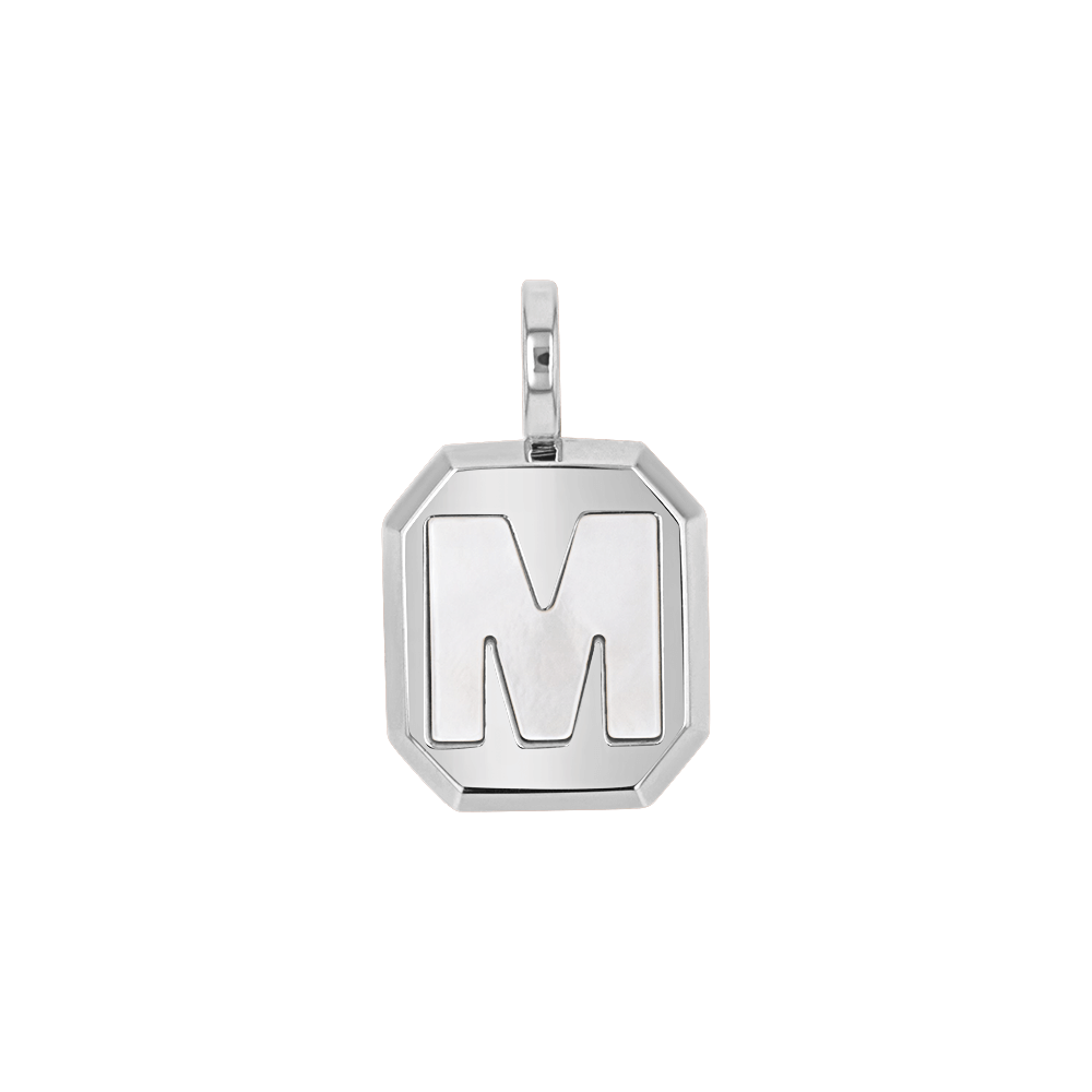Mother of Pearl Initial Charm B1162