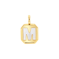 Mother of Pearl Initial Charm B1162