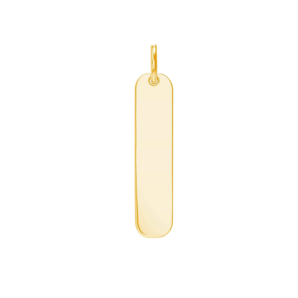 Oval Engravable ID Charm J395903