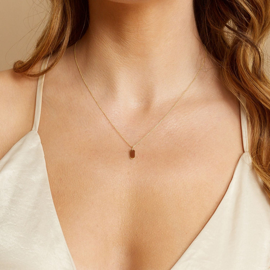 Oval Mini ID Charm C32632