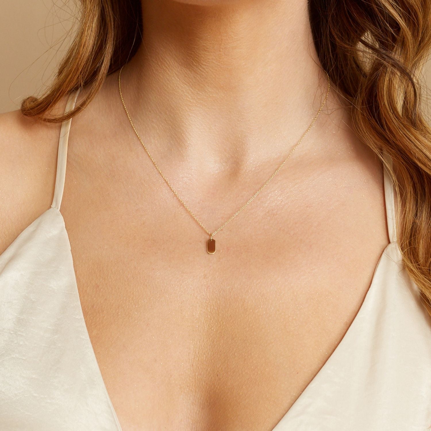 Oval Mini ID Charm C32632