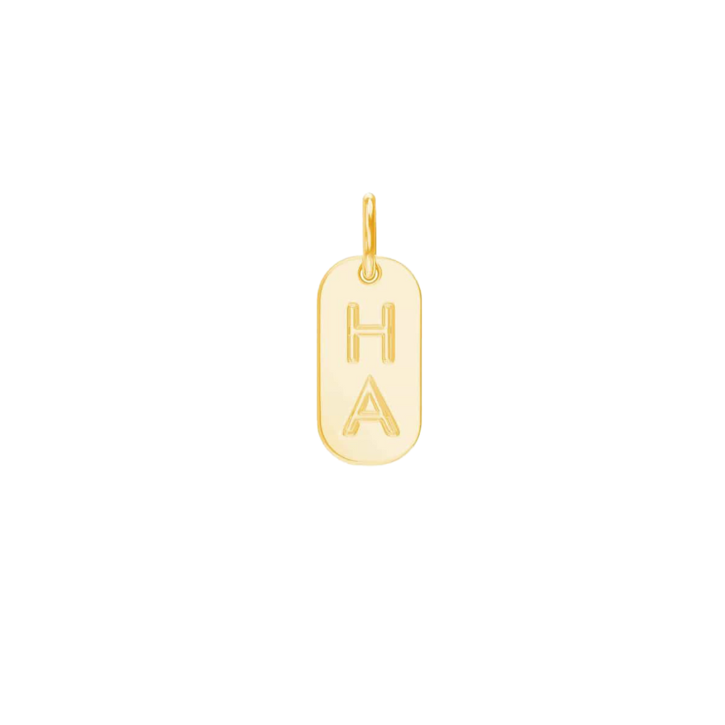 Oval Mini ID Charm C32632