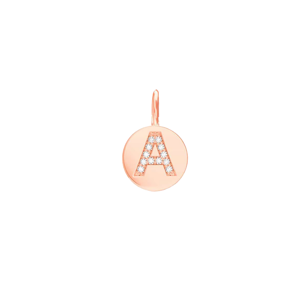 Diamond Initial Coin Charm M20886