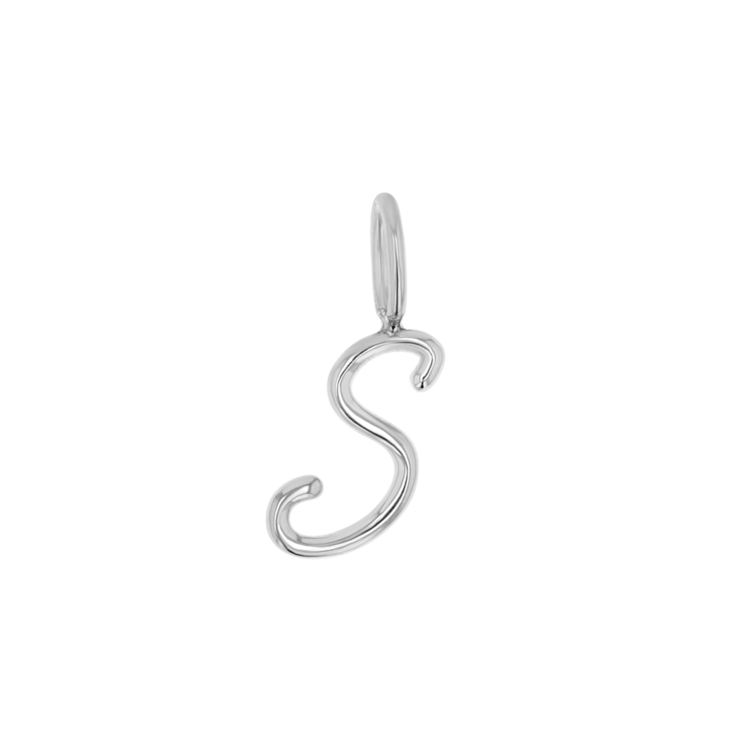 Script Letter Charm U808