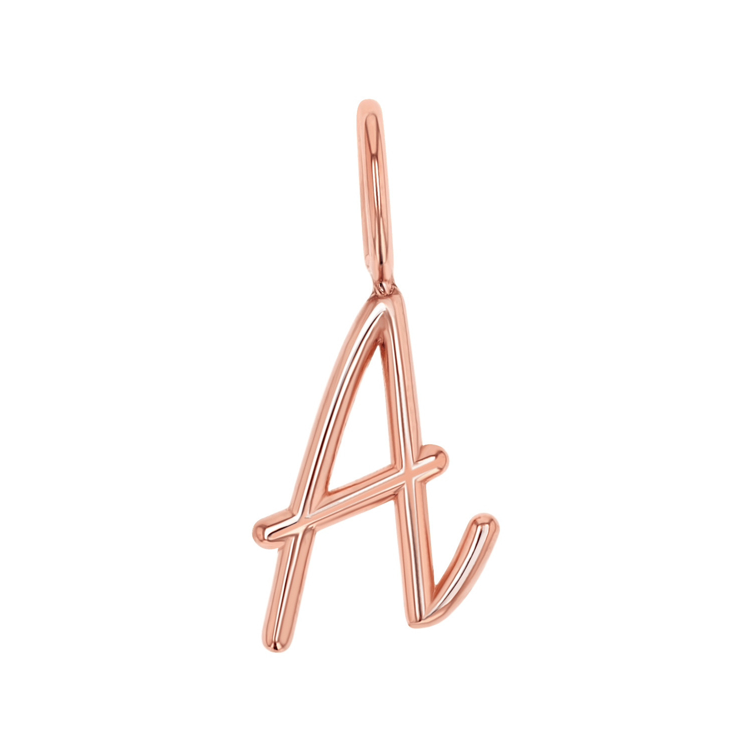 Script Letter Charm U808