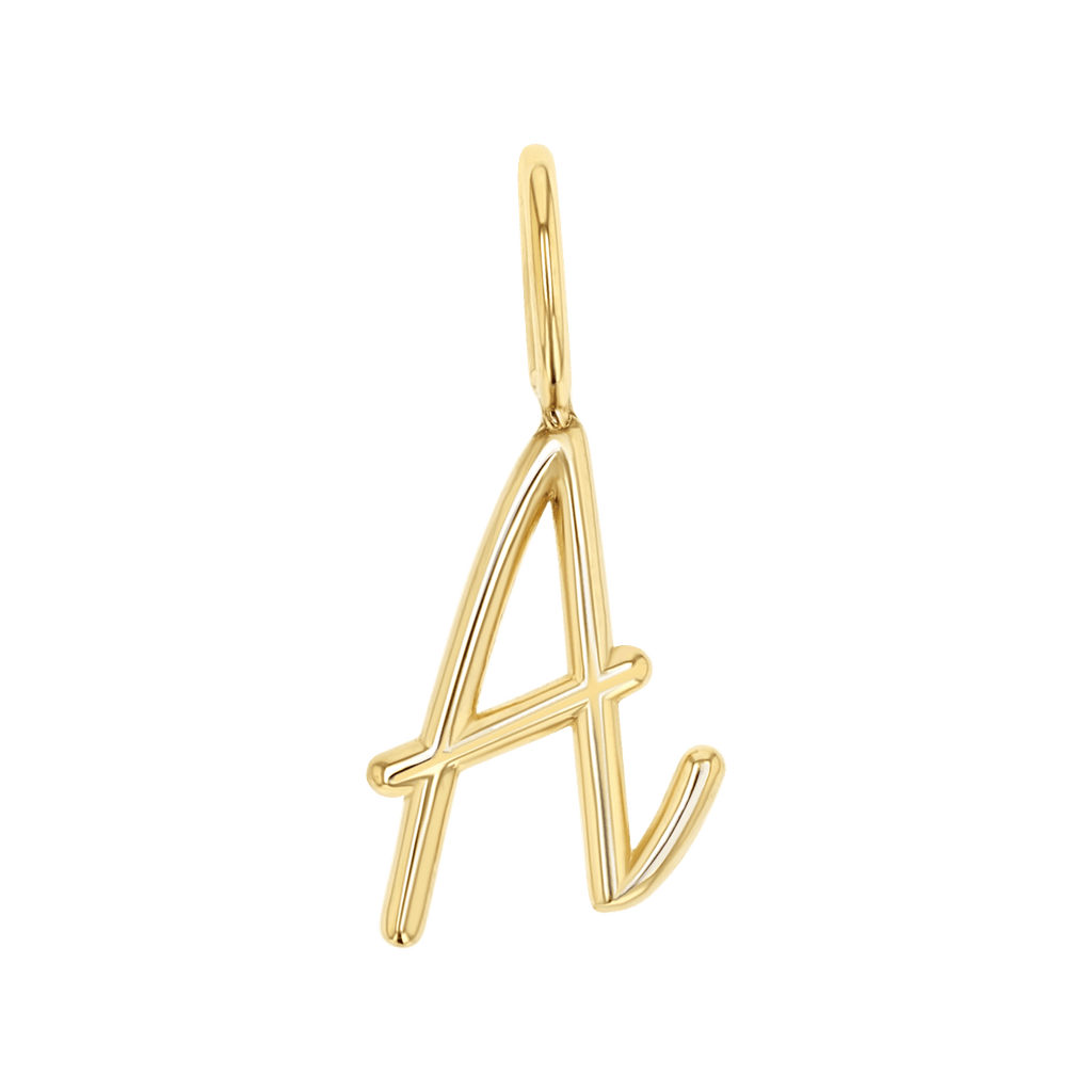 Script Letter Charm U808
