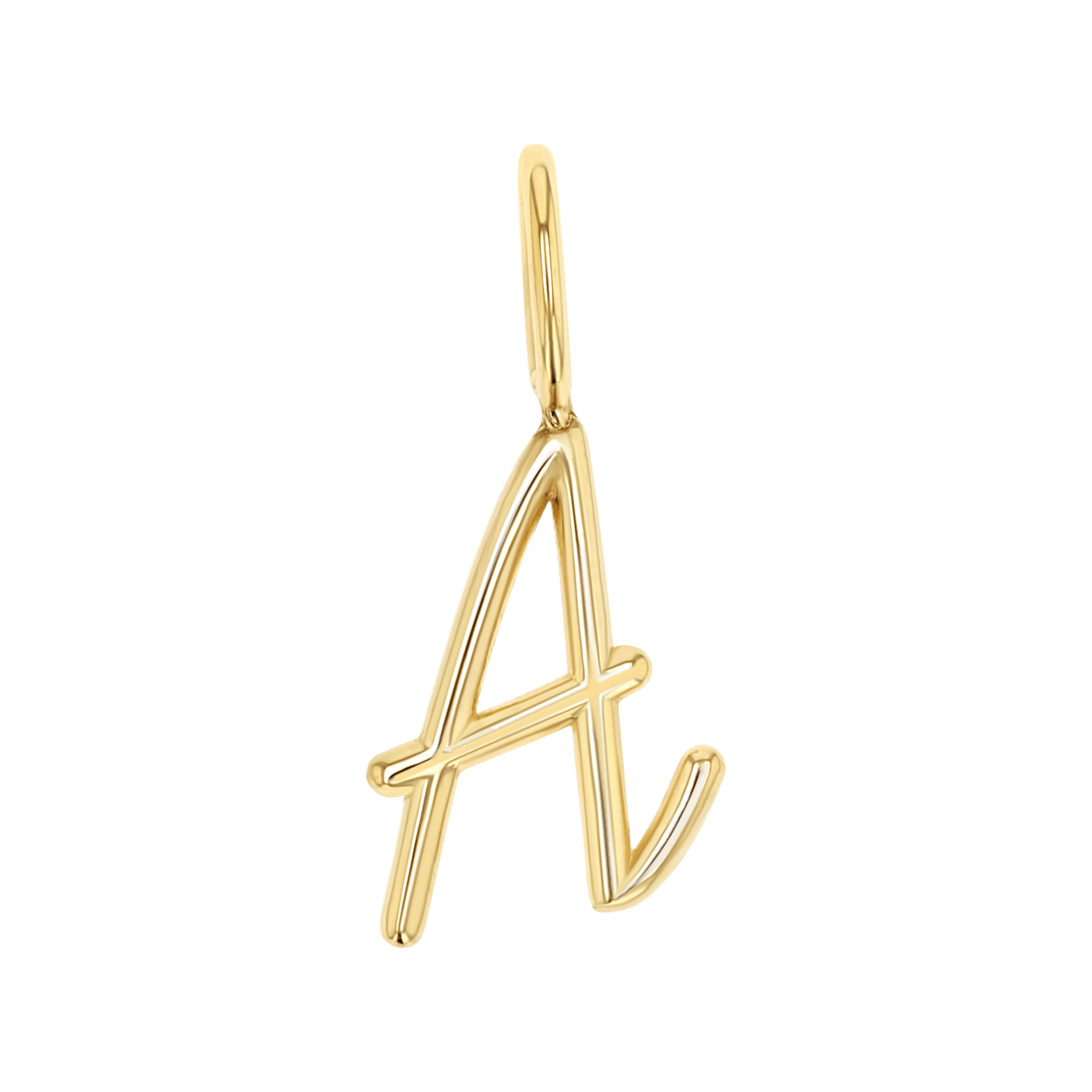 Script Letter Charm U808