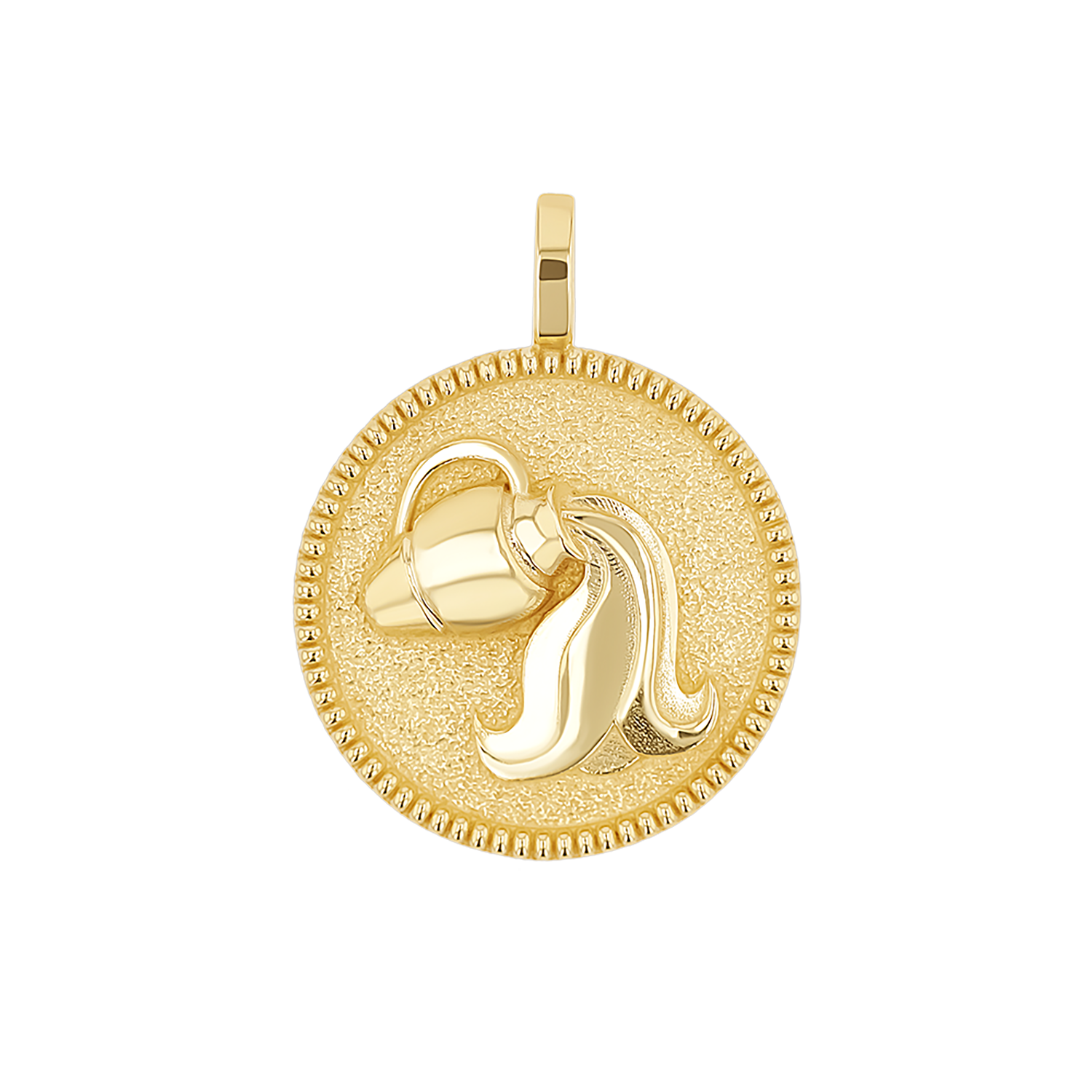Zodiac Coin Medallion Charm B174029