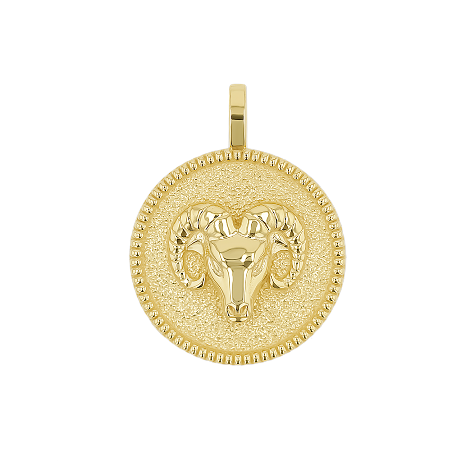 Zodiac Coin Medallion Charm B174029