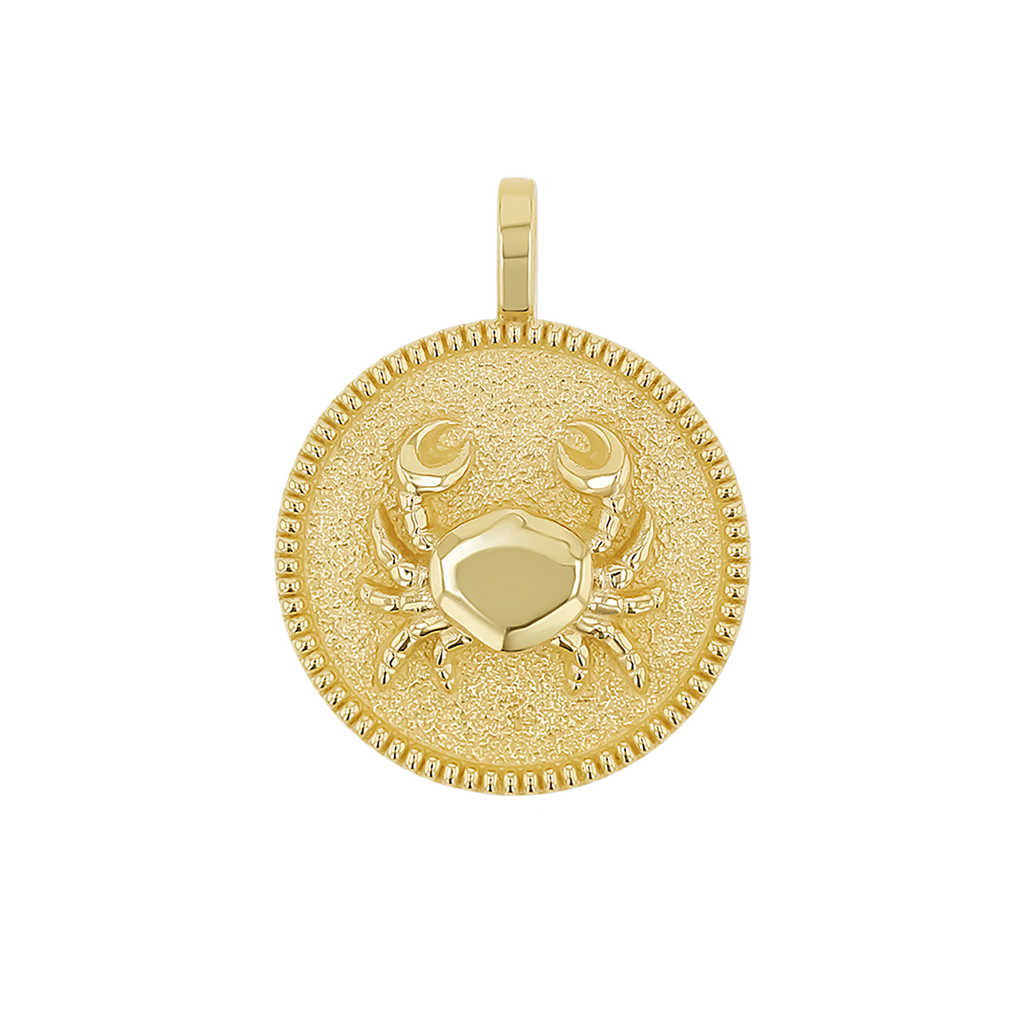 Zodiac Coin Medallion Charm B174029