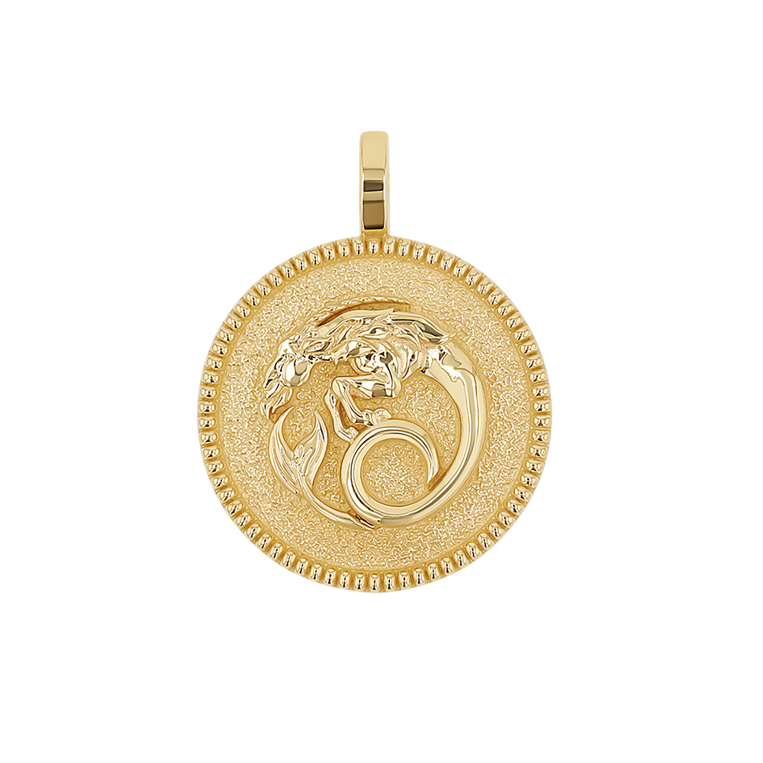Zodiac Coin Medallion Charm B174029