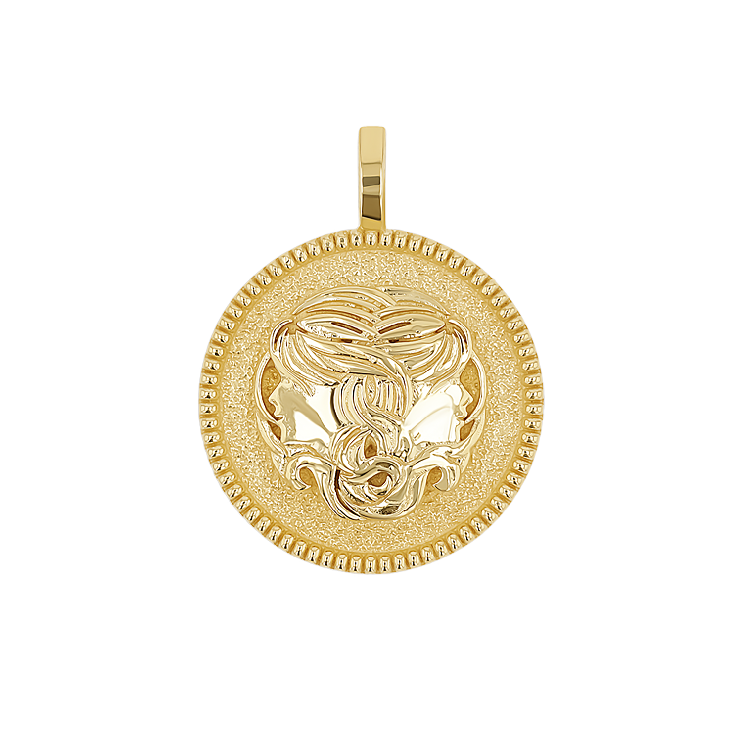 Zodiac Coin Medallion Charm B174029
