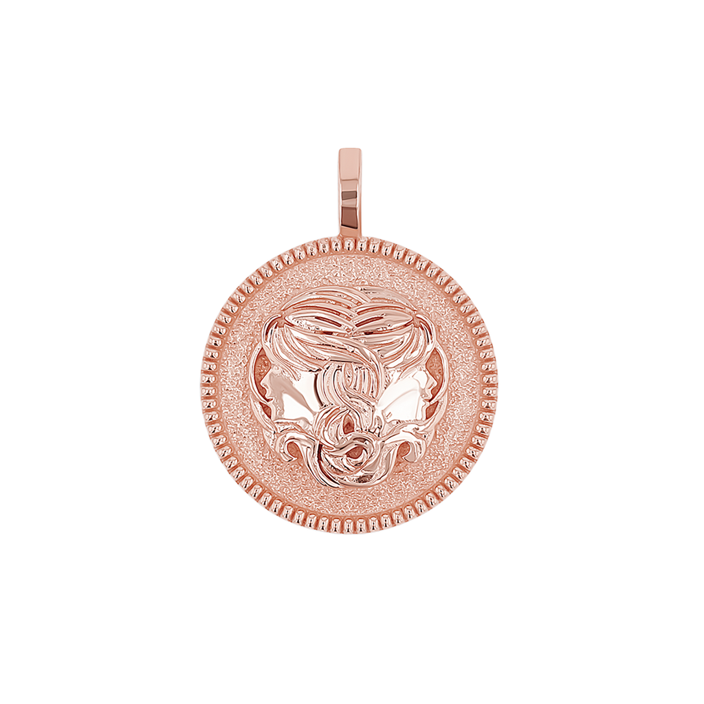 Zodiac Coin Medallion Charm B174029
