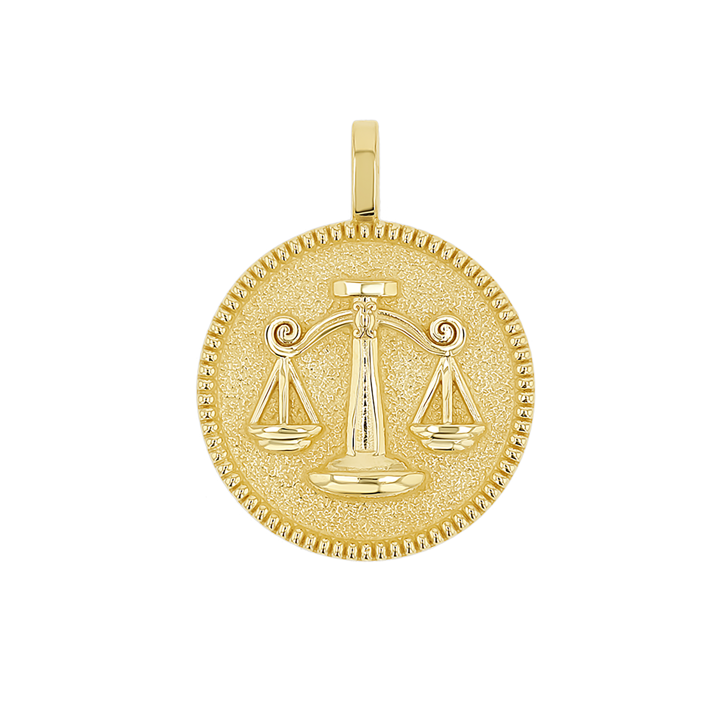 Zodiac Coin Medallion Charm B174029