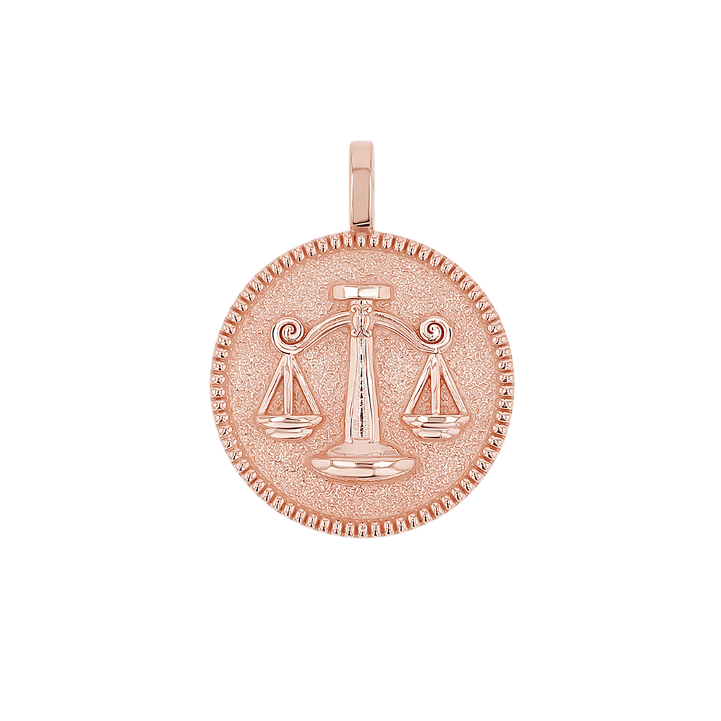 Zodiac Coin Medallion Charm B174029