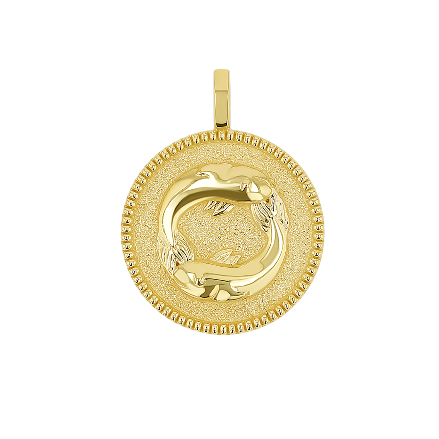 Zodiac Coin Medallion Charm B174029